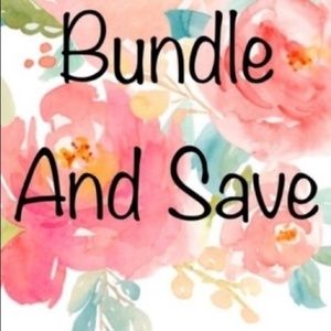 Poshers Love bundles! Bundles of 3 items automatically receive 20% off